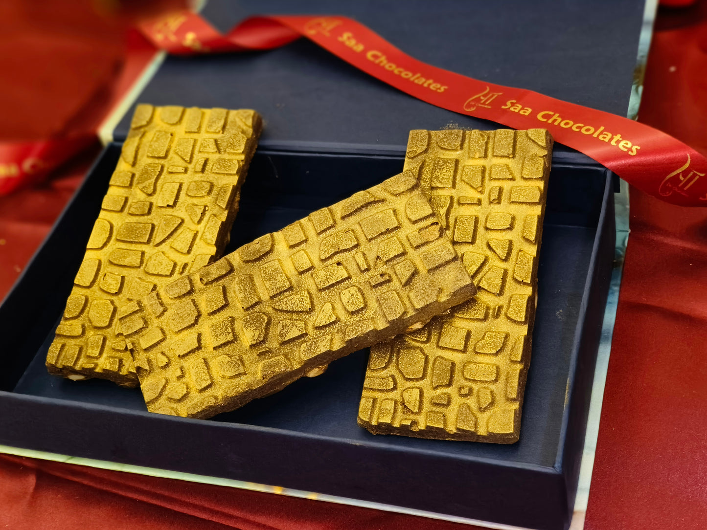 Golden Dusted Almond Bars