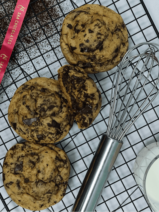 Gooey Chocolate Chip Cookies - Pack of 4
