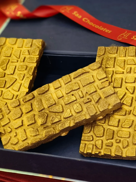 Golden Dusted Almond Bars